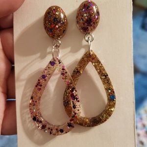 Handmade resin earrings